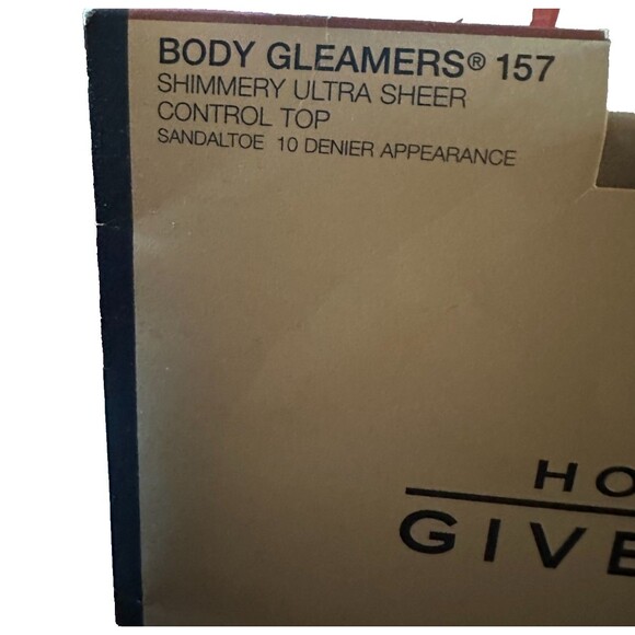 Givenchy Hosiery Body Gleamers SILVER FOX Control Top Size A - Picture 2 of 4